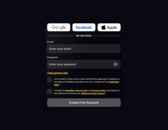 Create Your Account