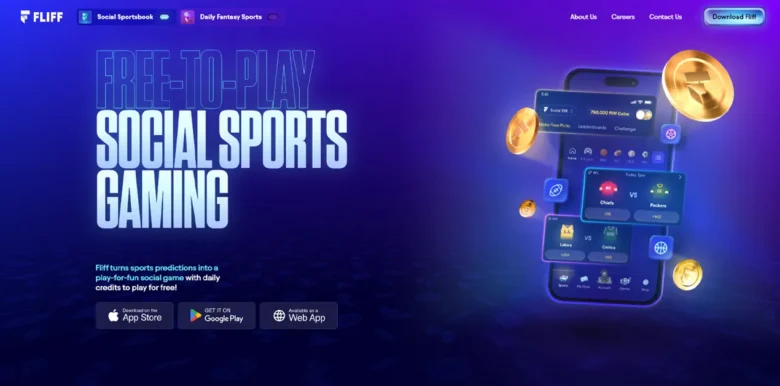 Fliff Social Sportsbook main webpage