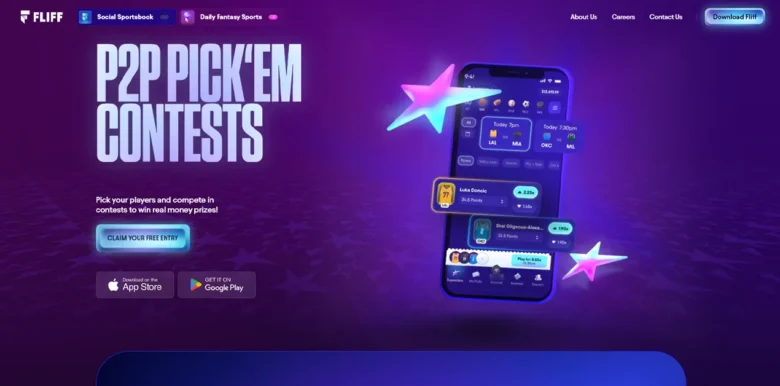 Fliff Social Sportsbook Daily Fantasy Sports page