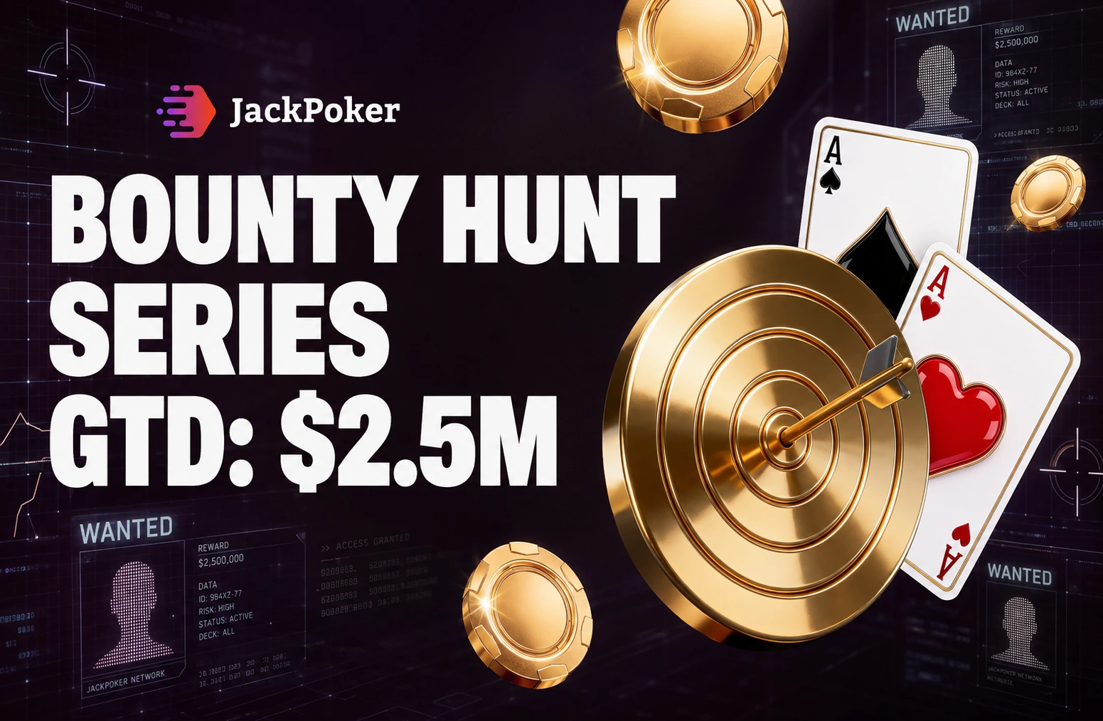 Bounty Hunt Series Starts off September on JackPoker