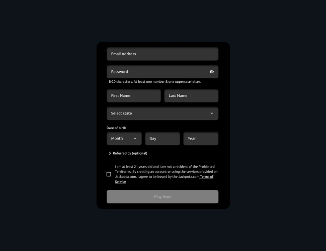 Create your account