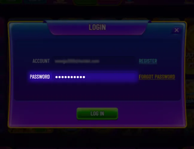 Enter the account password.