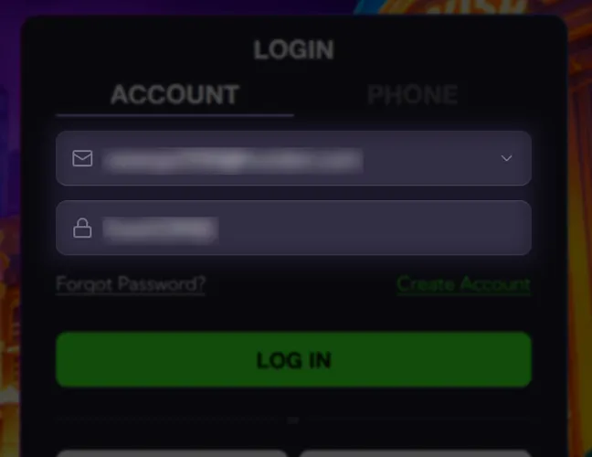 Enter Your Credentials.