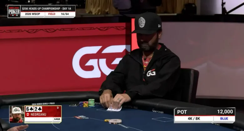 Daniel Negreanu im WSOP-Stream