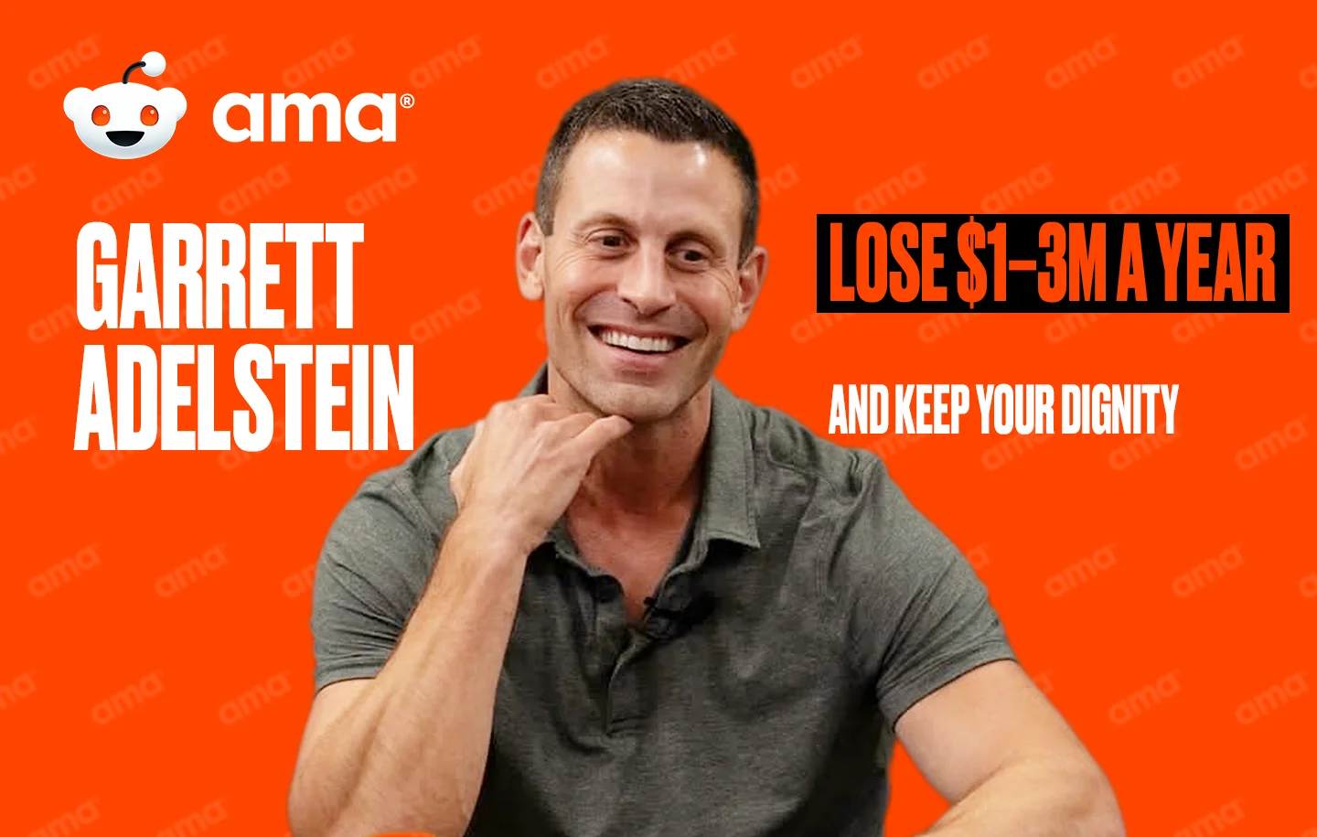 Lose $1-3 Million a Year But Keep Your Dignity: Garrett Adelstein’s AMA on Reddit