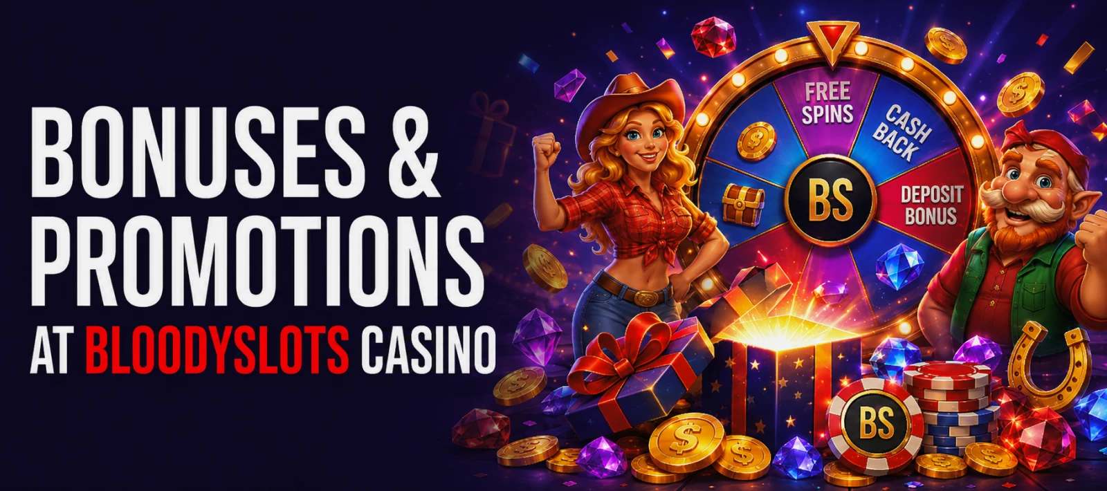 Bonuses & Promotions at BloodySlots Casino