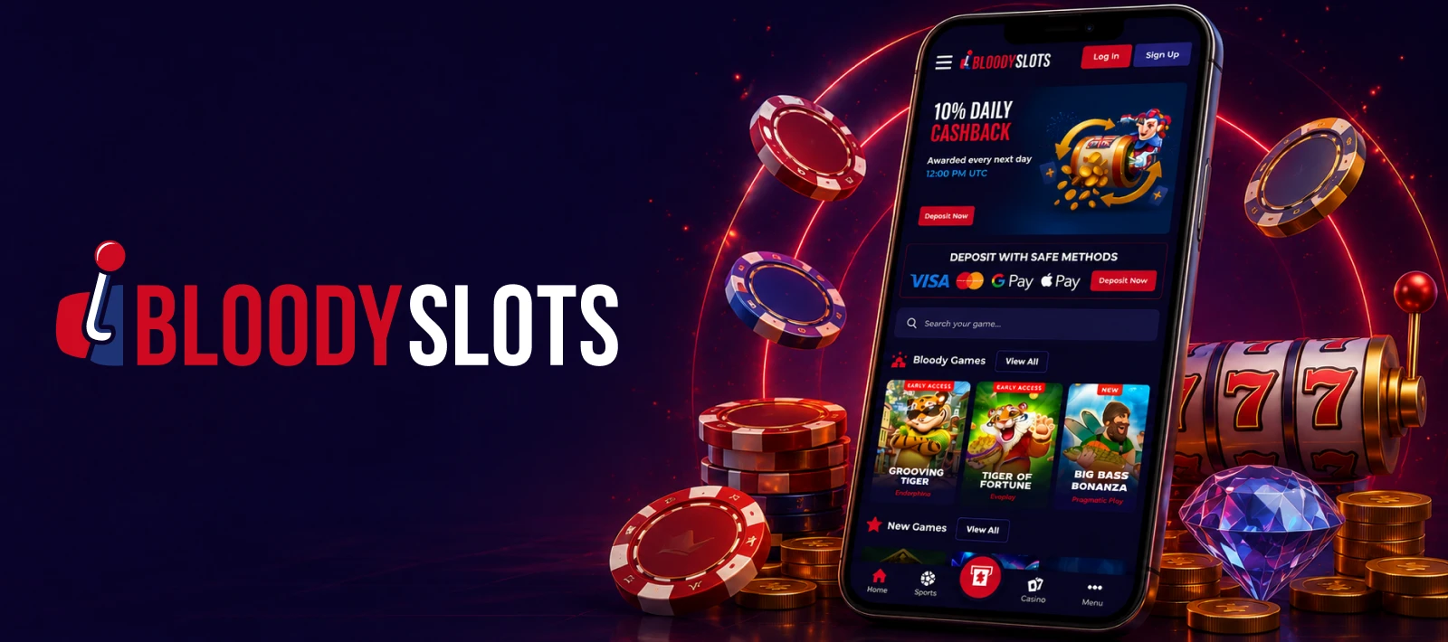 Bloody Slots Casino Mobile Experience