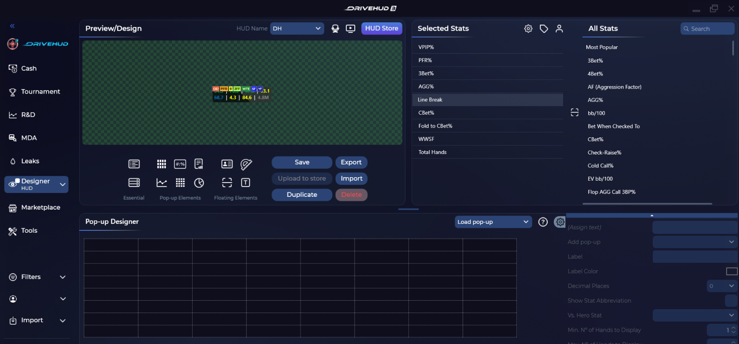 HUD Design