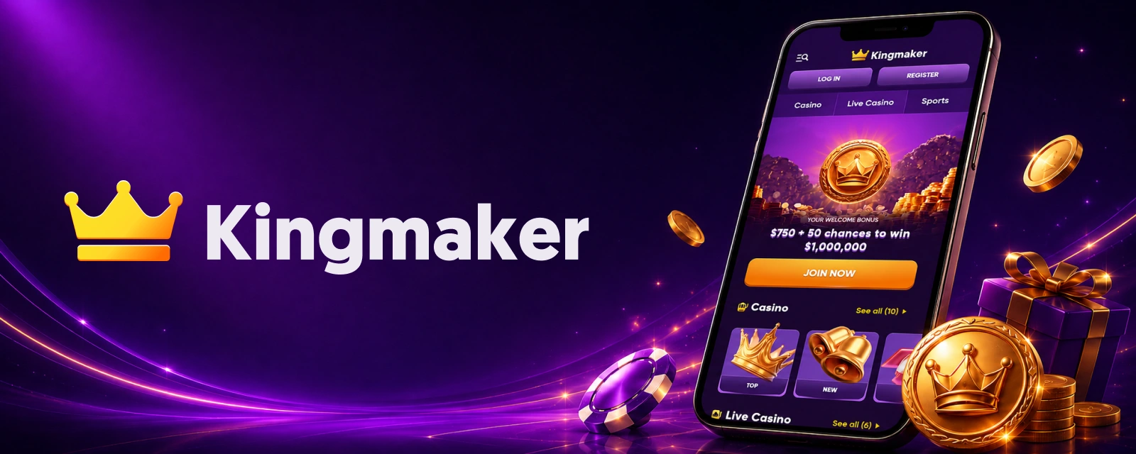 KingMaker Casino Mobile Experience