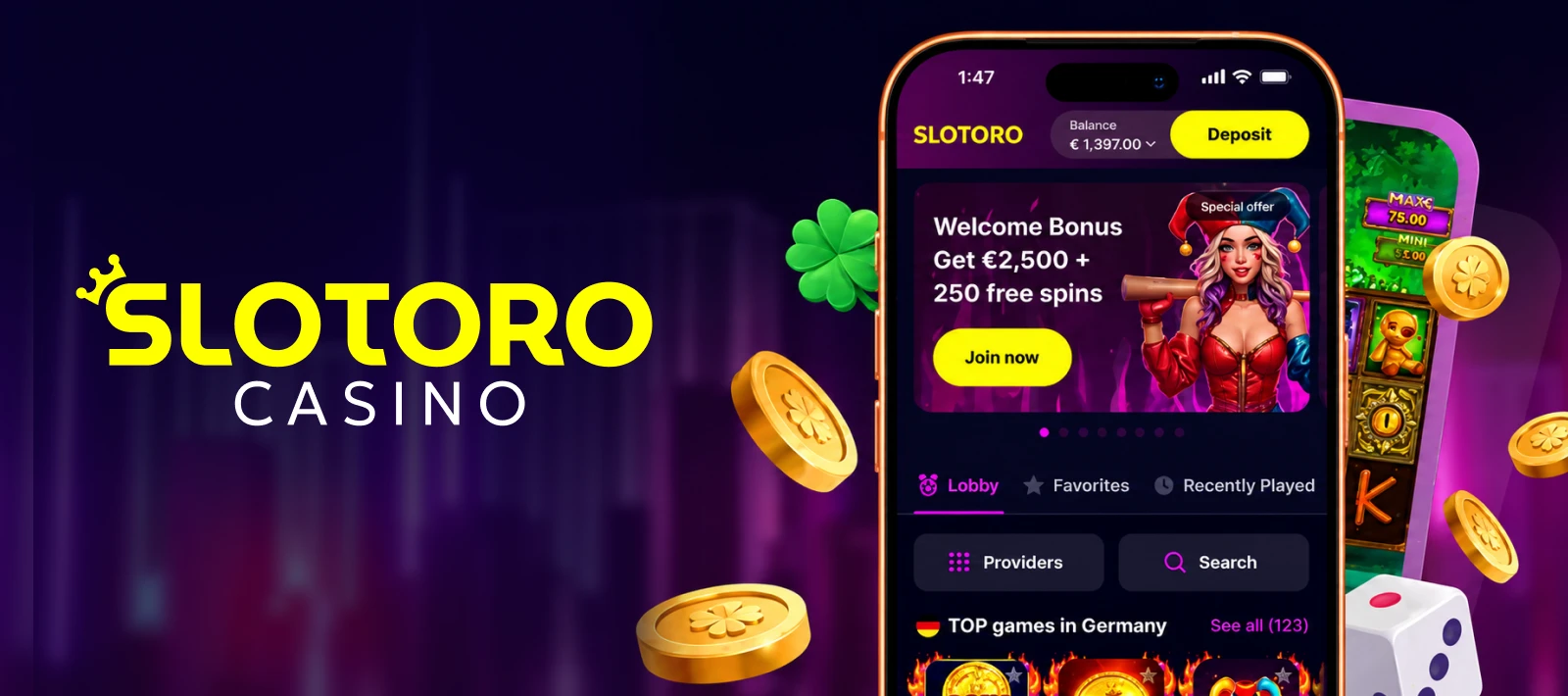 Slotoro Casino Mobile Experience