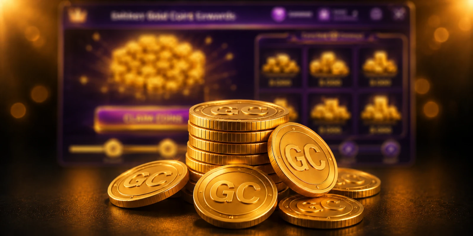 Gold Coins rewards at a sweepstakes casino