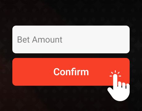 Enter Stake & Confirm