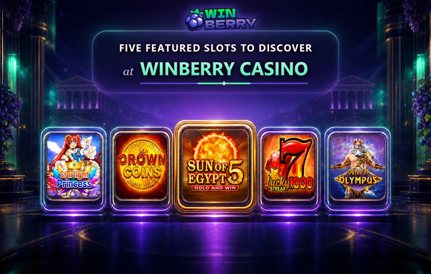 Five Featured Slots to Discover at Winberry Casino