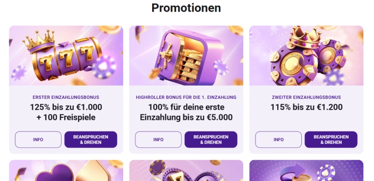 Crownslots Casino Promotionen screenshot