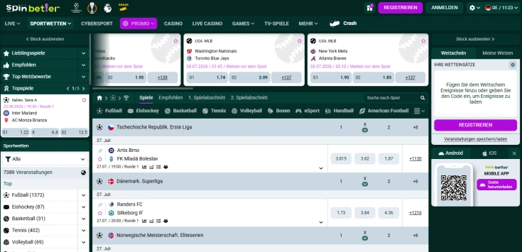 Casino Sportwetten screenshot