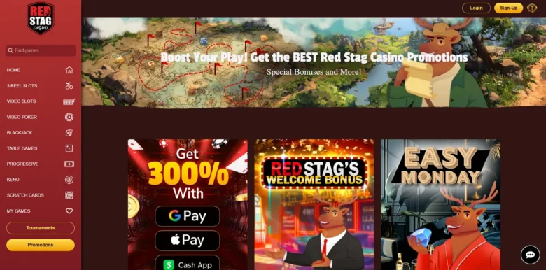 Red Stag Casino promotions page