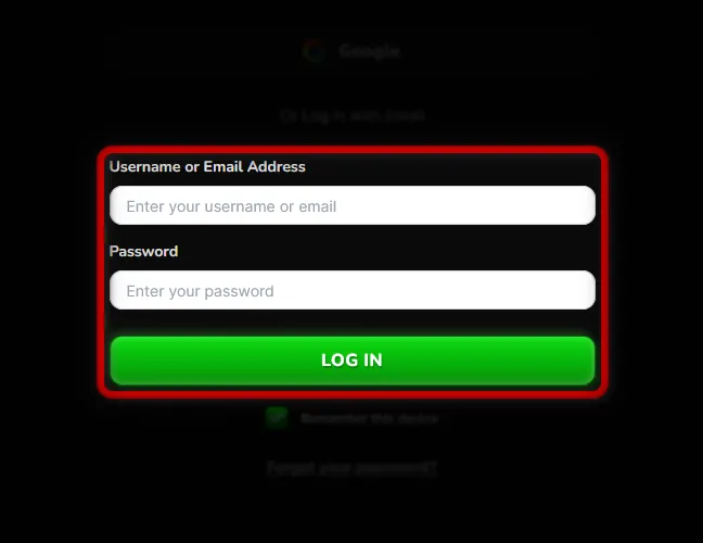Choose your Rolla casino login method