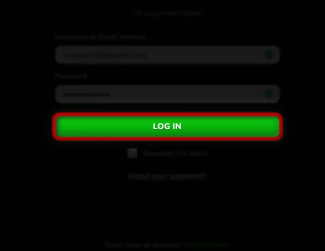 Click “Log In”