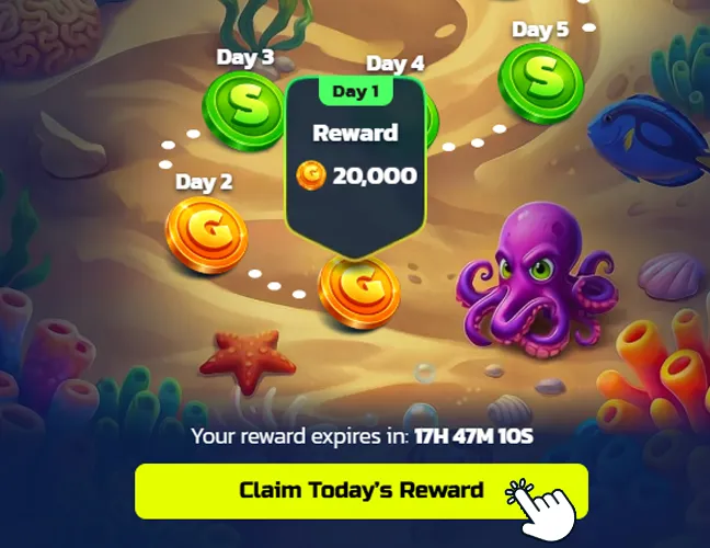 Claim daily rewards