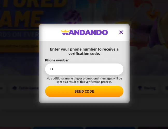Complete phone verification.