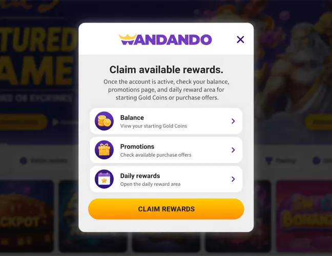 Claim available rewards.