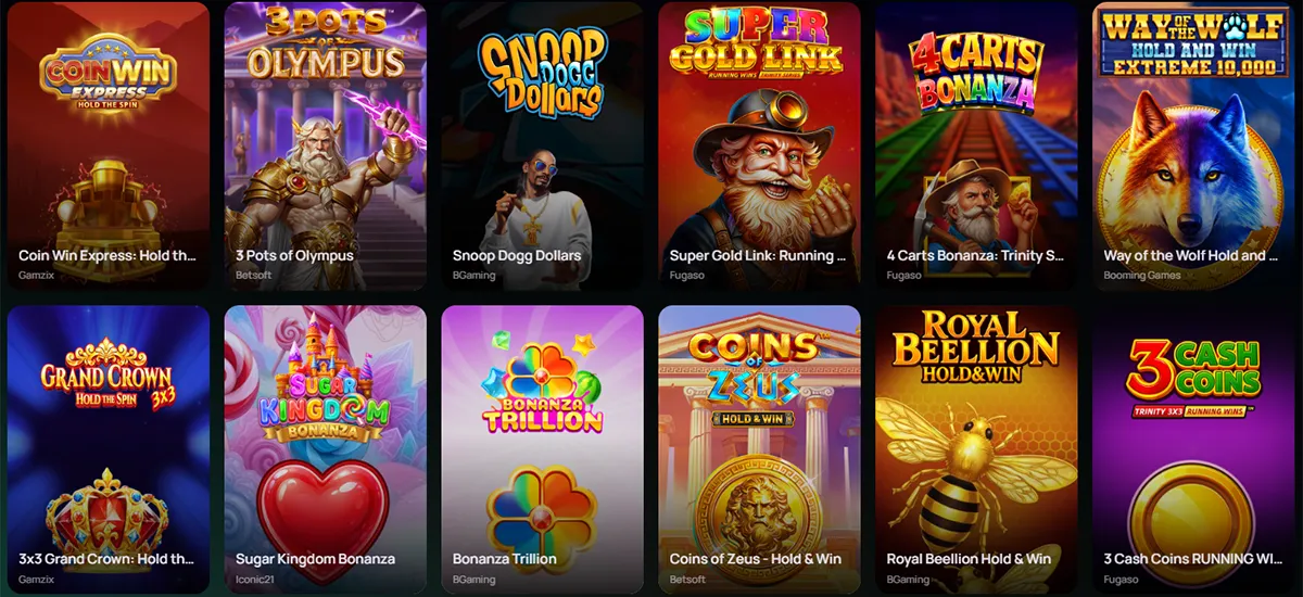 ZumbaCards Sweepstakes Casino popular slots