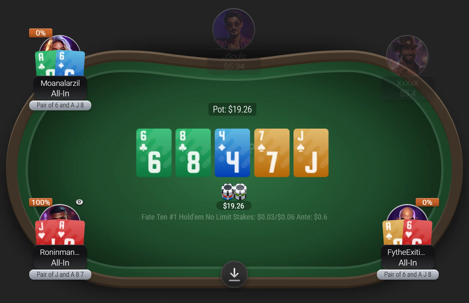 JackPoker AOF Table