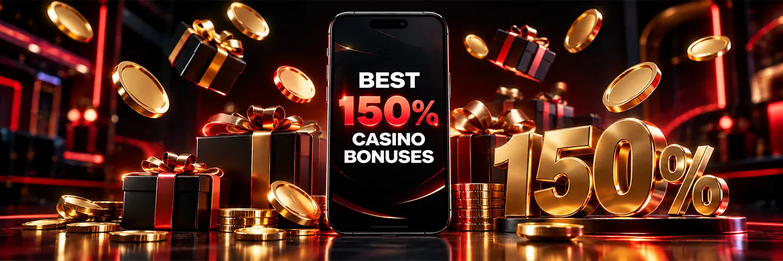Best 150% Casino Bonuses