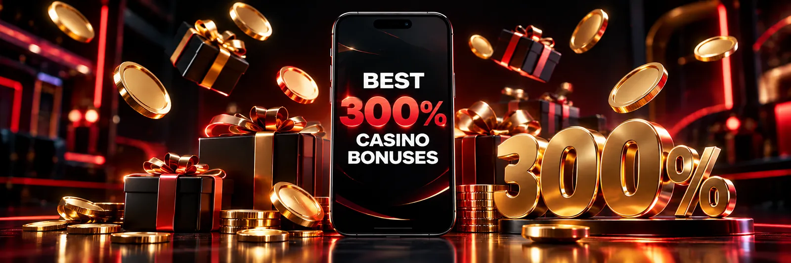 Best 300% Casino Bonuses