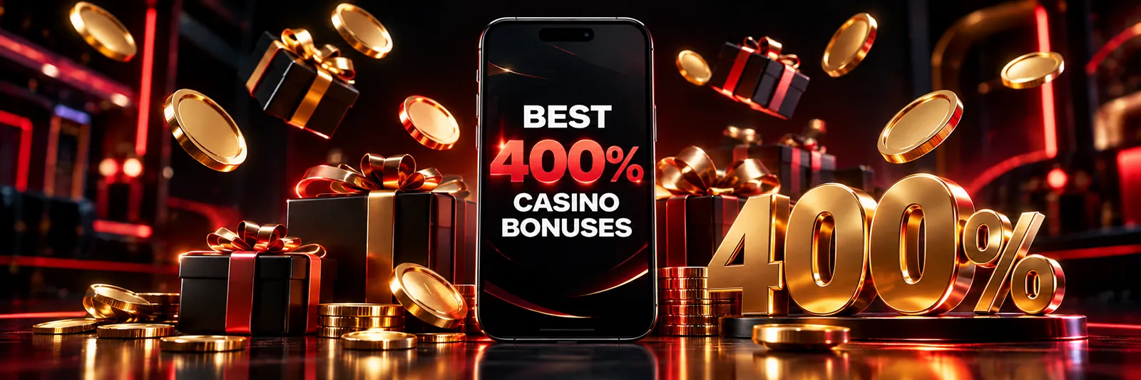 Best 400% Casino Bonuses