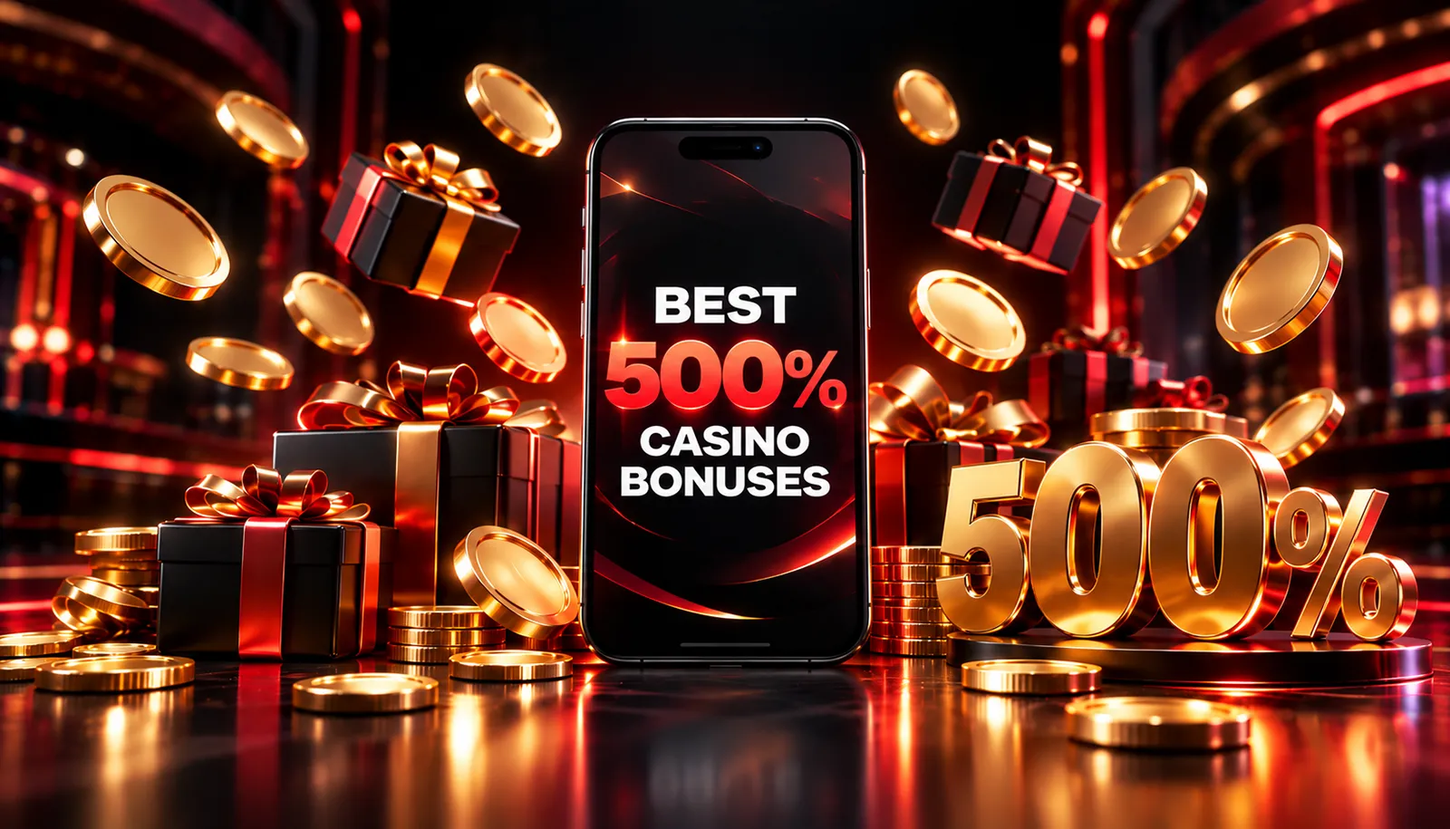 Best 500% Deposit Match Casino Bonuses 2026