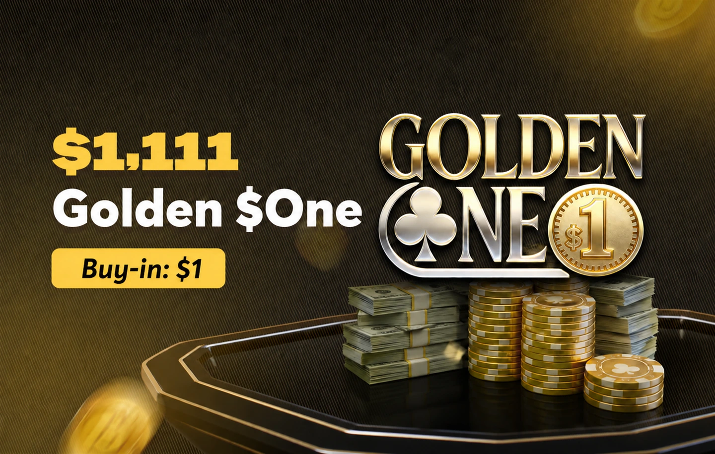 BCPoker macht den Mittwoch golden: Heute steigt das $1,111 Golden $One