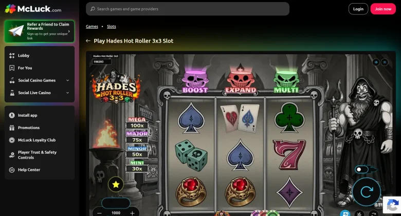 Hades Hot Roller 3x3 at McLuck