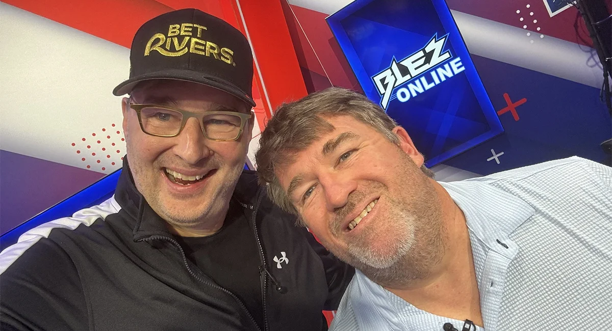 Phil Hellmuth and Chris Moneymaker