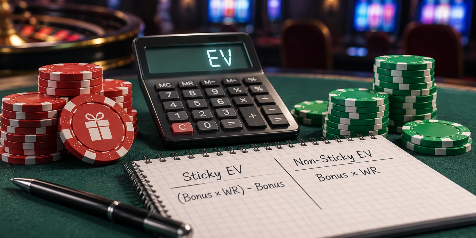How to Calculate Mathematical Value (Sticky vs. Non-Sticky EV)