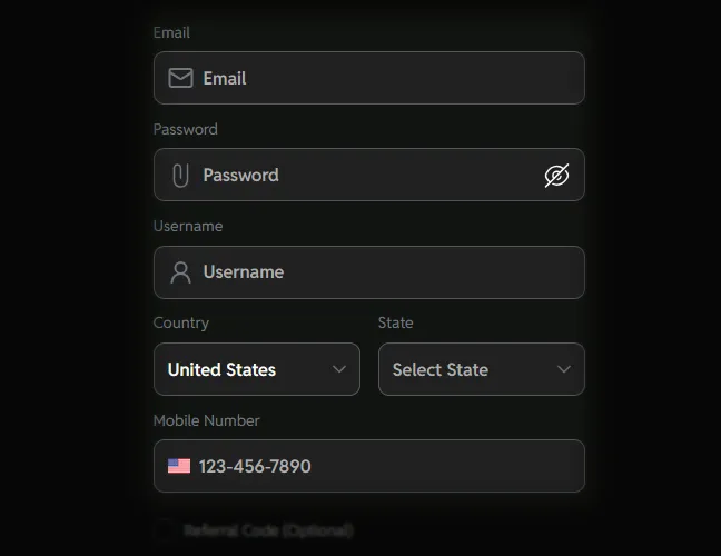 Create and verify your account.