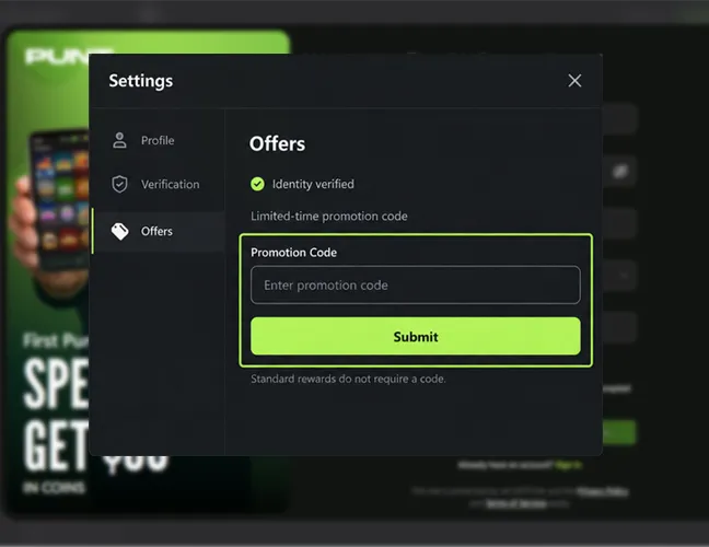 Use Offers only to apply a limited-time code.