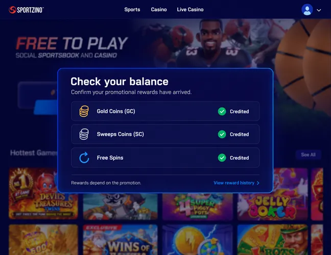 Check your balance.