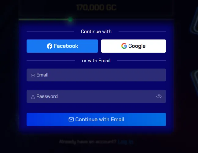 Choose a registration method.