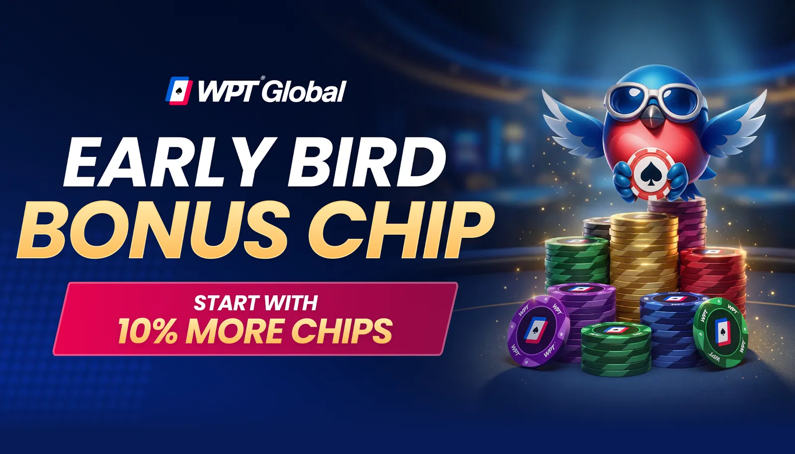 WPT Global Rewards Early Birds Up to Five Levels Into a Tournament