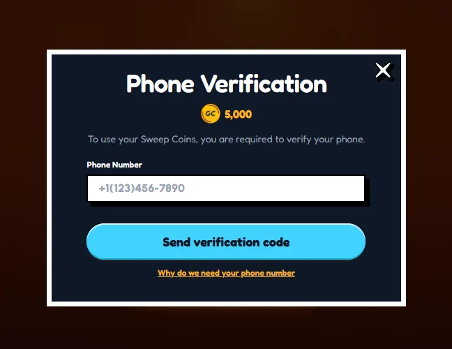 Verify your phone number