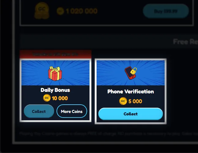 Check the promotions area