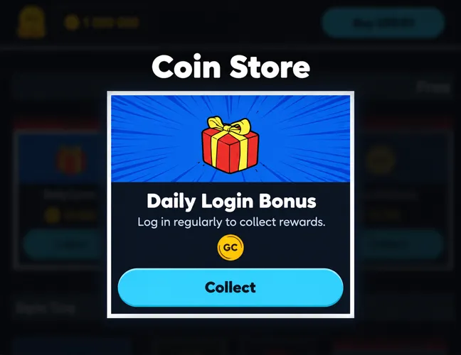 Claim daily rewards