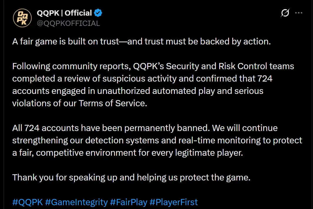 QQPK second response