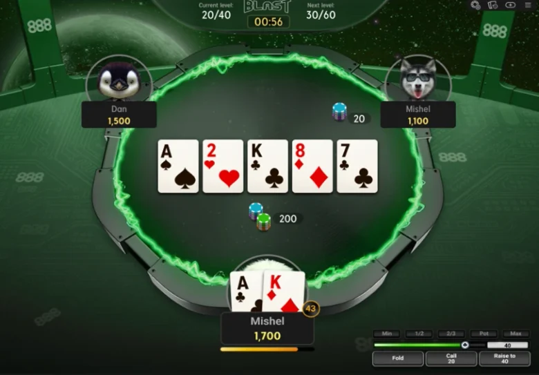 Blast Leaderboards on 888poker