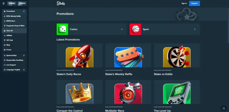 Offizielle Website von Stake.com Casino
