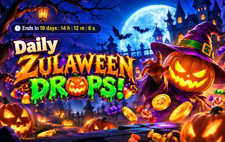 Daily Zulaween Drops at Zula Casino