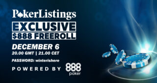PokerListings Freeroll at 888poker – It’s a Christmas Miracle!