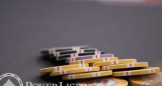 Poker chips bet