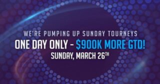 Americas Cardroom. $900K more GTD on sunday march 26th.